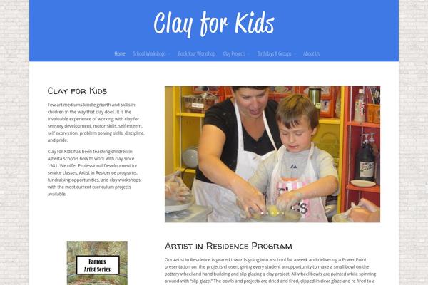 Divi Child theme site design template sample
