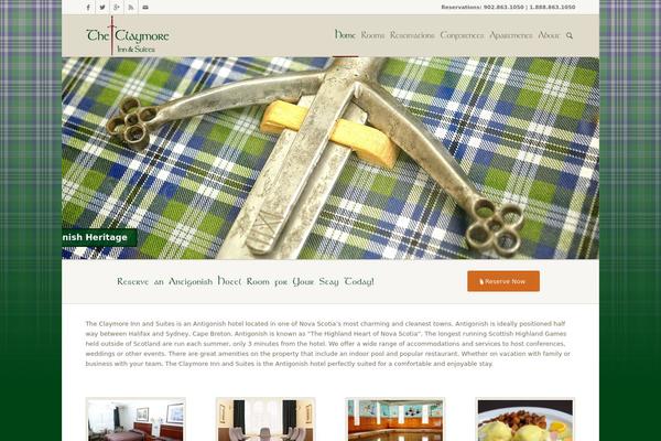 Site using Motopress-hotel-booking plugin