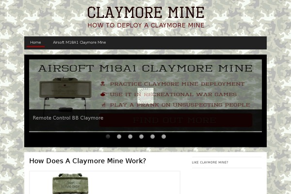 Skirmish theme site design template sample
