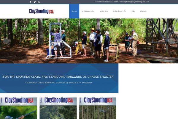Sapphire theme site design template sample
