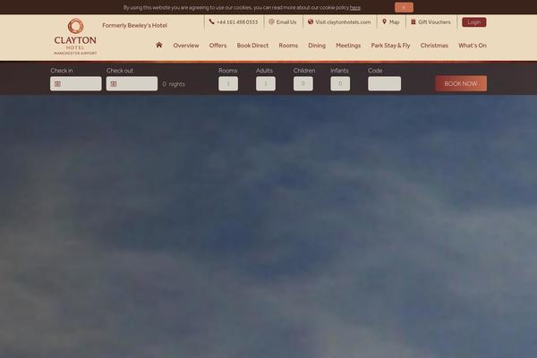 claytonhotelmanchesterairport.com site used Clayton2018