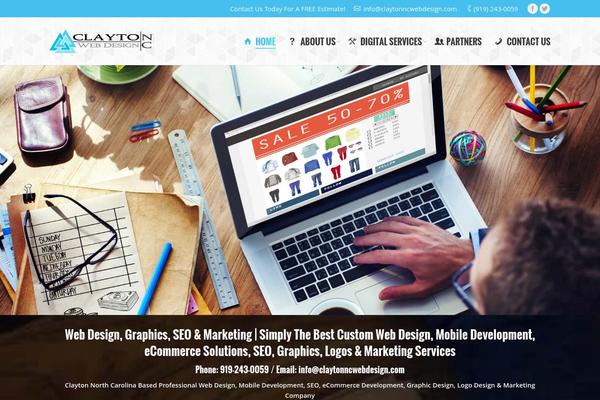 The7 theme site design template sample