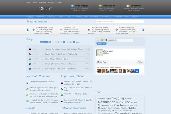 Skylight theme site design template sample
