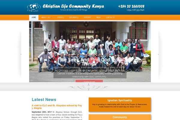Paragon theme site design template sample