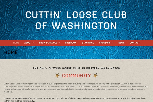 Equestrian theme site design template sample
