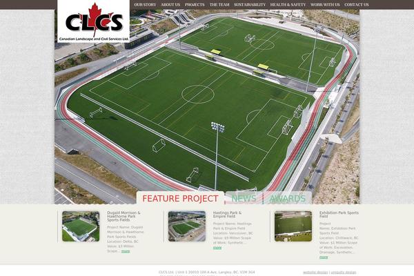 Clc theme site design template sample