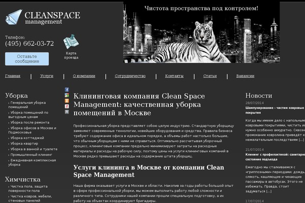 Cleanspace theme site design template sample