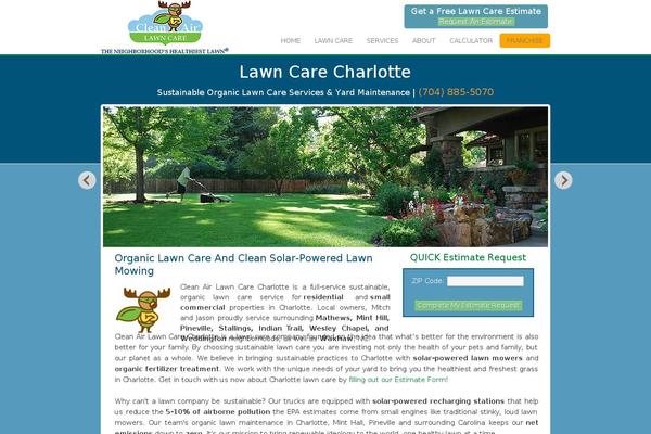 Cleanairlawncareokc theme site design template sample