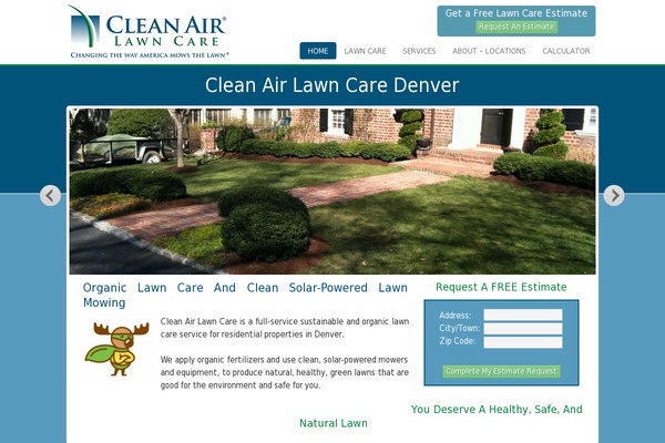 Cleanairlawncareokc theme site design template sample