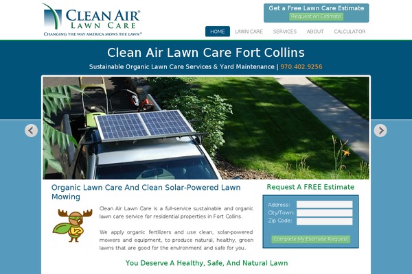 cleanairlawncarefortcollins.com site used Cleanairlawncareokc