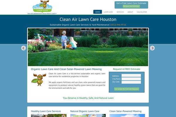 cleanairlawncarehouston.com site used Cleanairlawncareokc