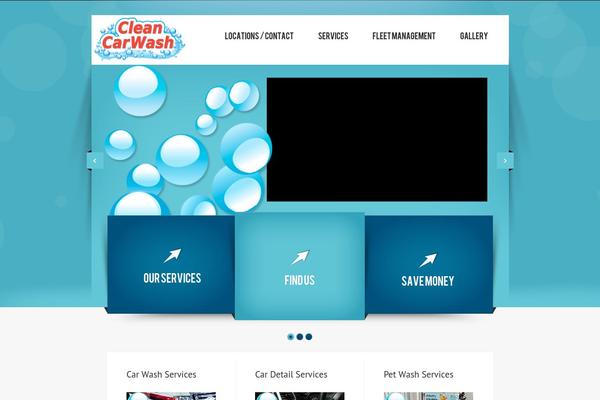 Blocked theme site design template sample