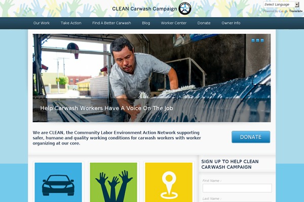 The-cause theme site design template sample