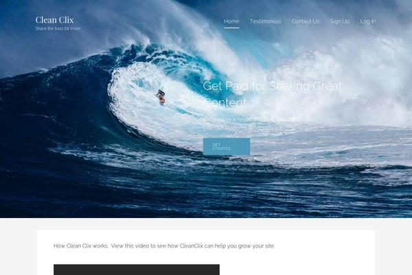 Lyrical theme site design template sample