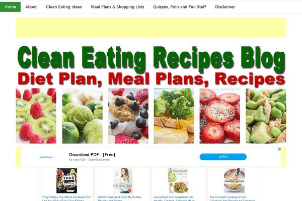 cleaneatingrecipesblog.com site used zeeFlow