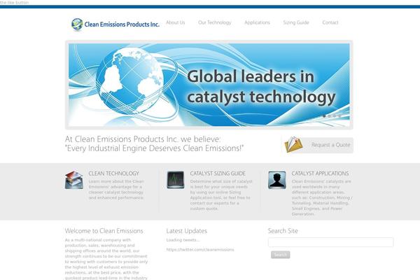 Vulcan theme site design template sample