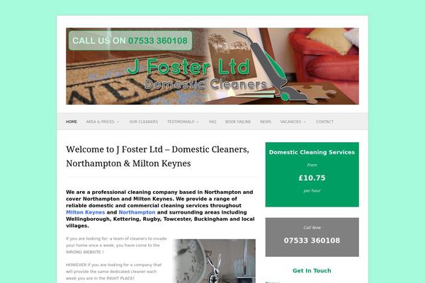 Fresh & Clean theme site design template sample