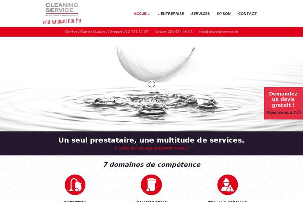 Cascadia theme site design template sample