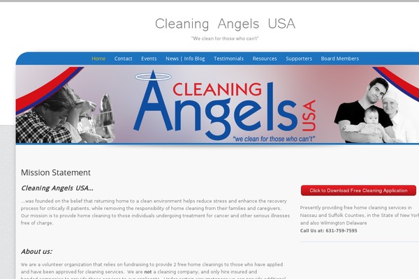cleaningangelsusa.com site used Preference