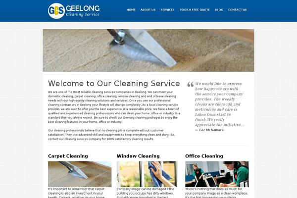 WP Simple theme site design template sample