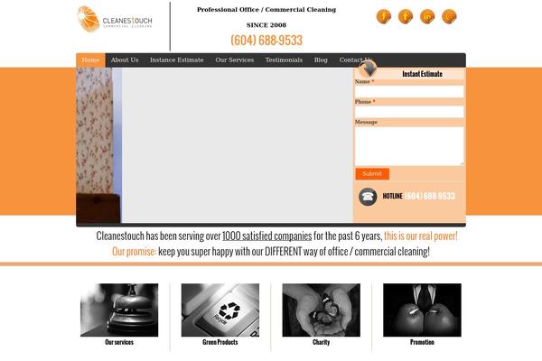 Doctor theme site design template sample