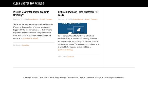 cleanmasterforpc.com site used Stock