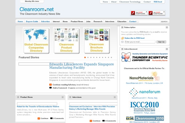 Comfy theme site design template sample