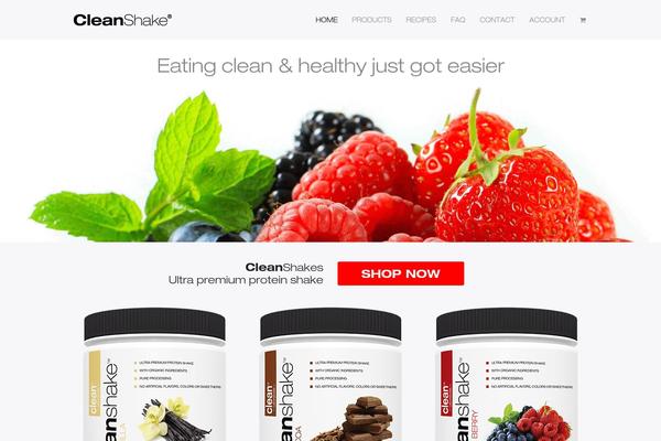 Total theme site design template sample