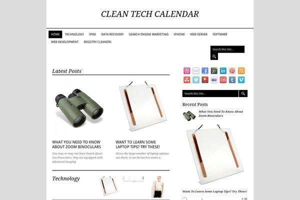 Vogue theme site design template sample
