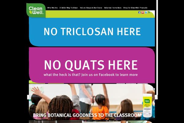 cleanwelltoday.com site used Cleanwell