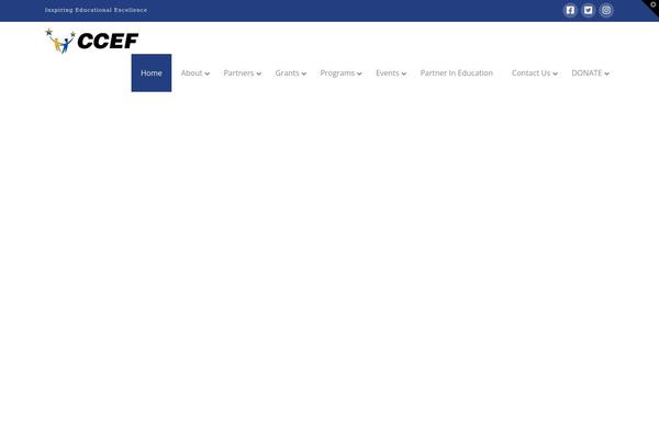 clearcreekeducationfoundation.org site used X-child-theme