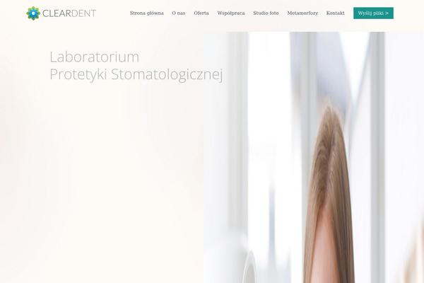 Sapphire theme site design template sample