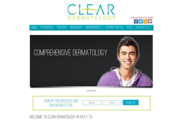 cleardermatology.com site used Good Minimal