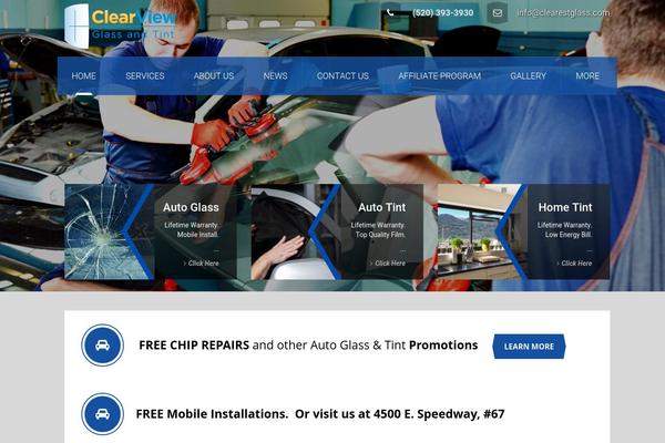 Clearview theme site design template sample