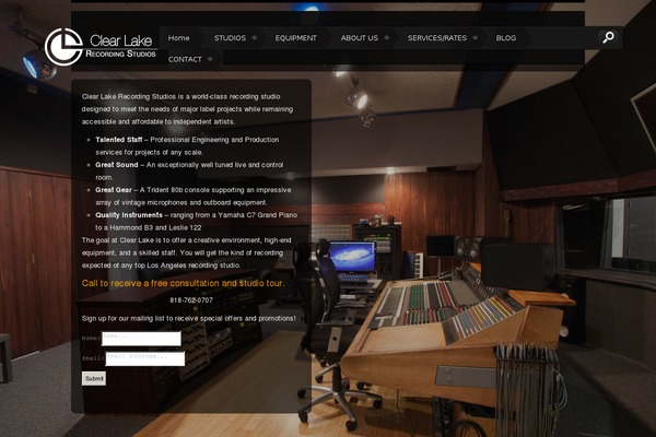 Storm theme site design template sample