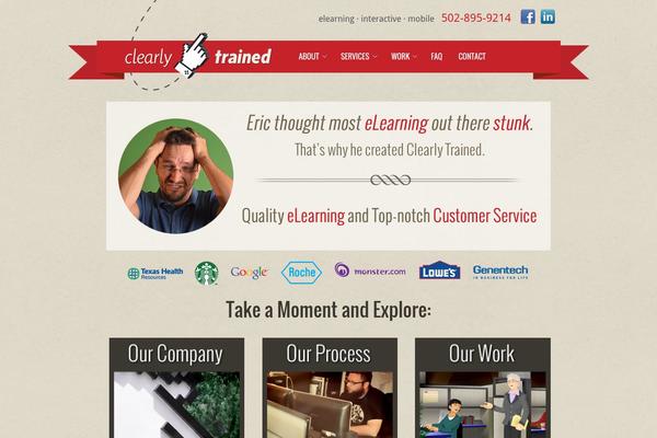 Aware theme site design template sample