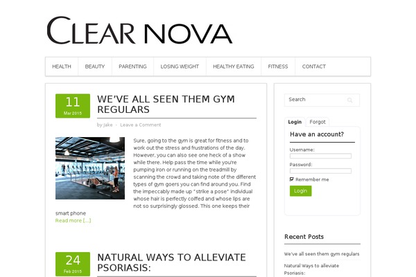 Contango theme site design template sample