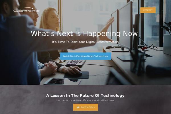 Launch theme site design template sample