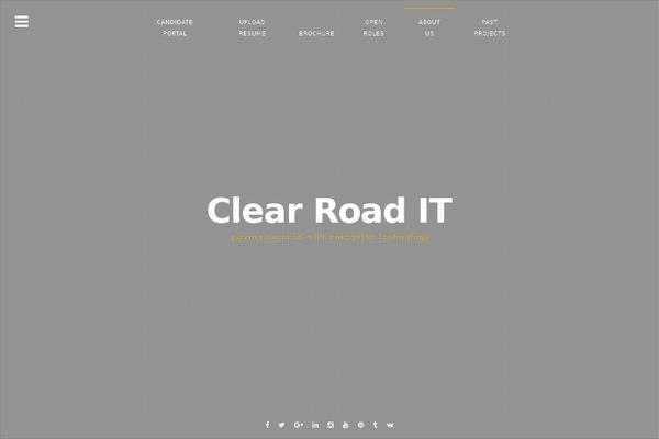 Fortunato theme site design template sample