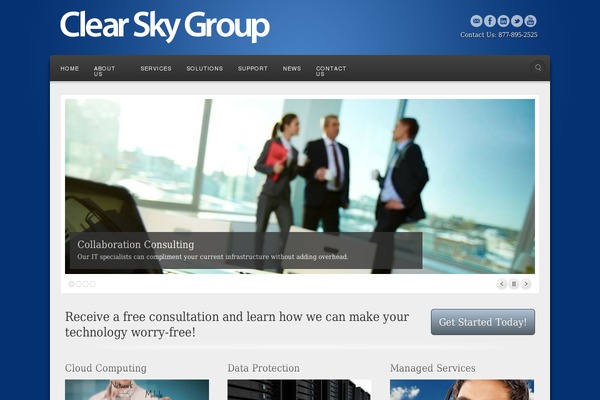 Alyeska theme site design template sample