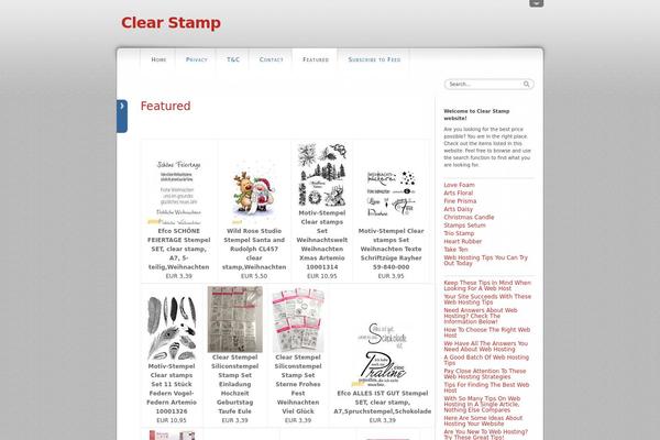dfBlog theme site design template sample