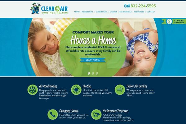cleartheairac.com site used Cleartheair