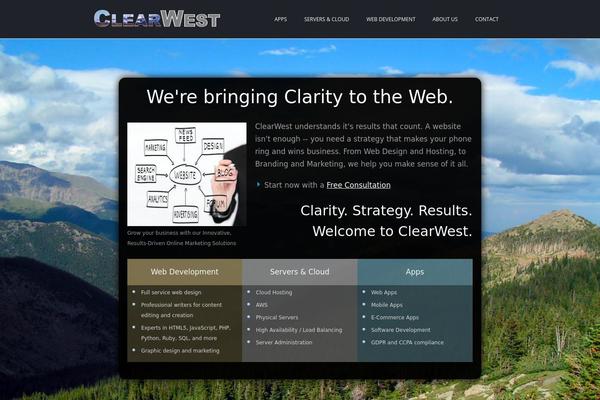 Zenith theme site design template sample