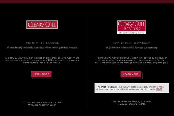 clearygull.com site used Cleary-gull-child