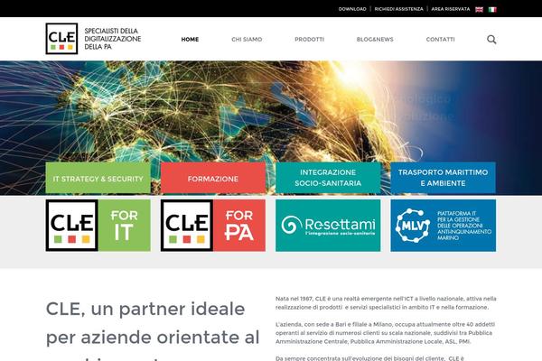 The Company theme site design template sample