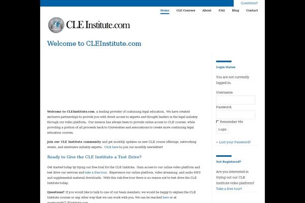 Vanguard theme site design template sample