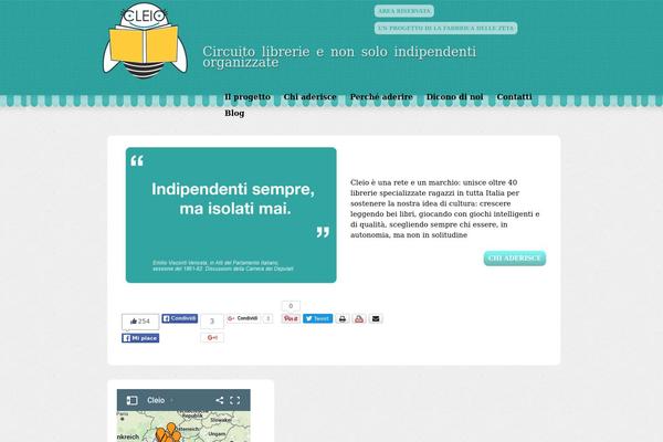cleio.it site used Thematic