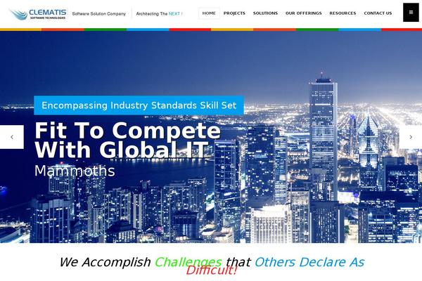 clematistech.com site used Theme58640