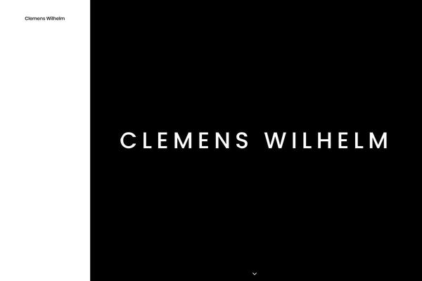 clemenswilhelm.com site used Uncode