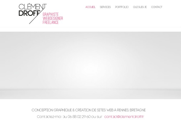 clementdroff.fr site used Purity-child